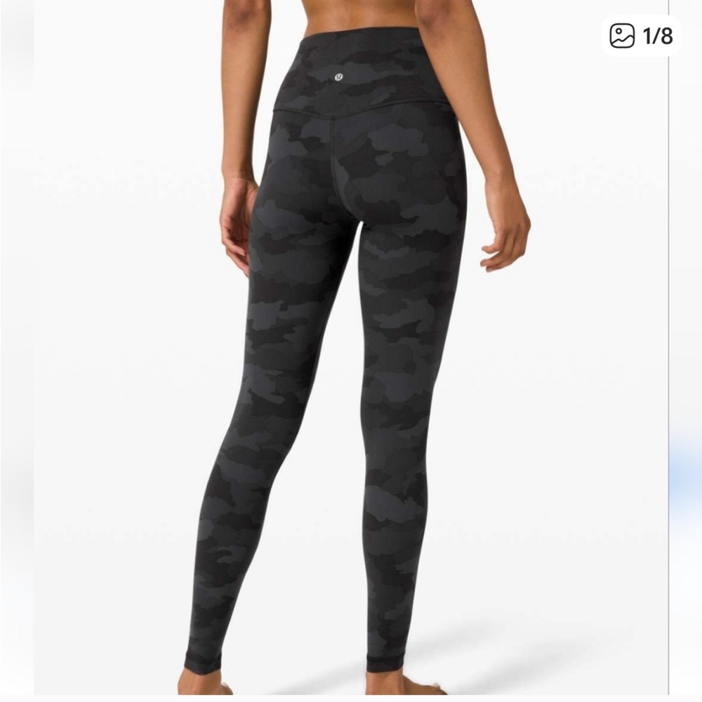 LULULEMON ALIGN HI RISE CAMO LEGGINGS Size 2
